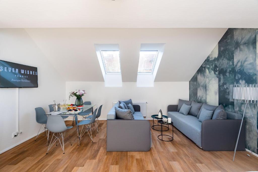 Posezení v ubytování Seven Wishes Boutique Residence by Dwellfort