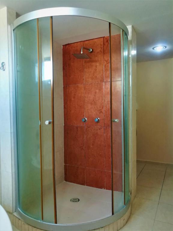 Koupelna v ubytování Hotel El Marques