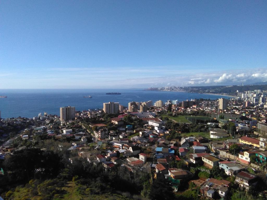 Departamento familiar en Viña del Mar鳥瞰圖