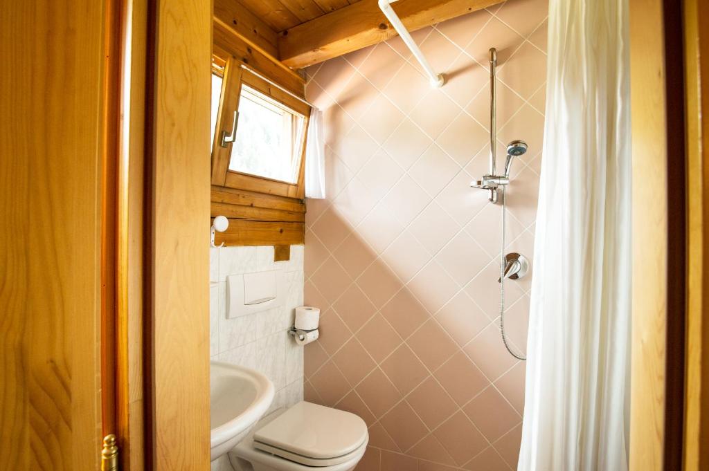 Koupelna v ubytování Villa Insam