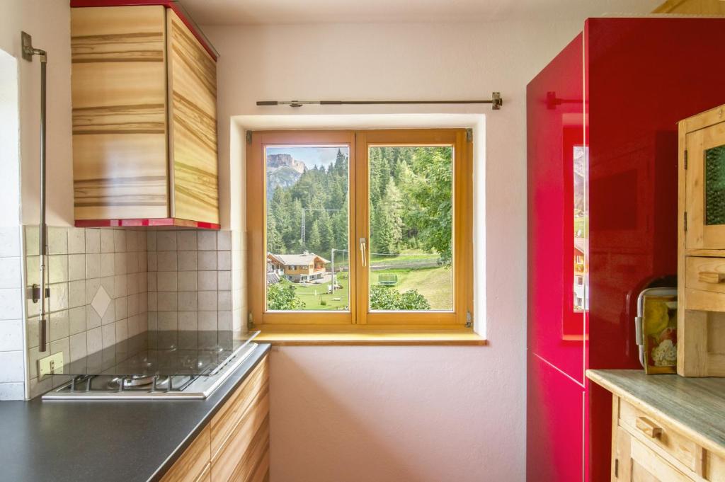 Kuchyň nebo kuchyňský kout v ubytování Villa Insam