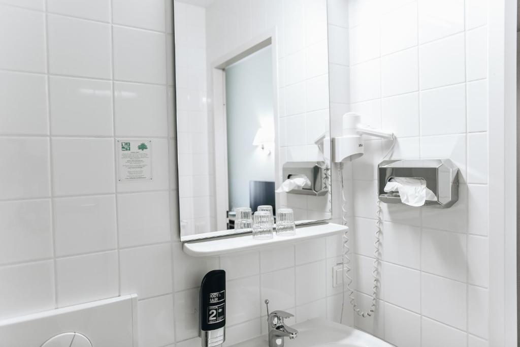 Koupelna v ubytování Hotel "Helle Mitte" Berlin