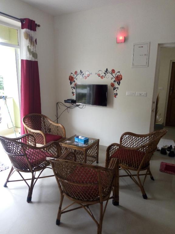 TV a/nebo společenská místnost v ubytování Casberly Apartment