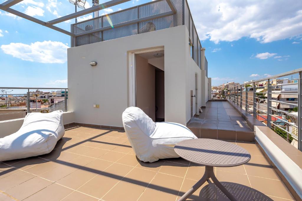 Balkón alebo terasa v ubytovaní Solon - Deluxe City Center Apartment
