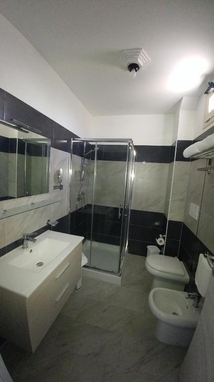 Koupelna v ubytování B&B Aquila Reale