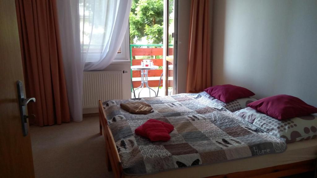 Postel nebo postele na pokoji v ubytování Apartmán Tatry Tatranská Štrba