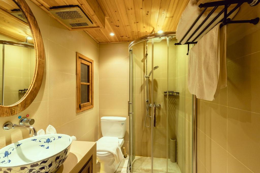 Koupelna v ubytování Pig's Boutique Hotel Bishan