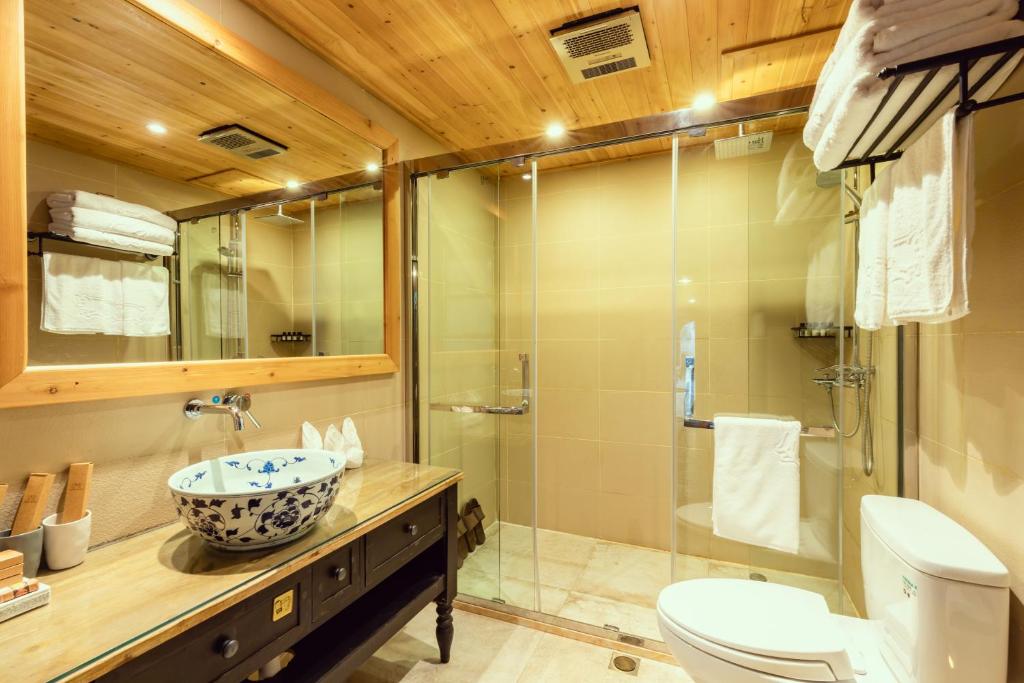Koupelna v ubytování Pig's Boutique Hotel Bishan