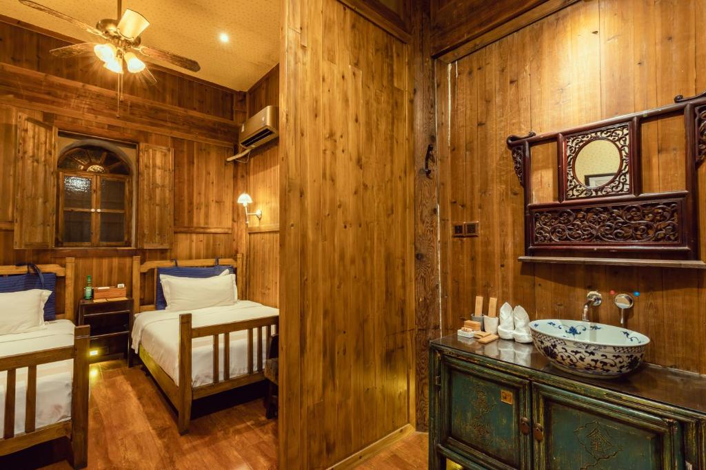 Posezení v ubytování Pig's Boutique Hotel Bishan