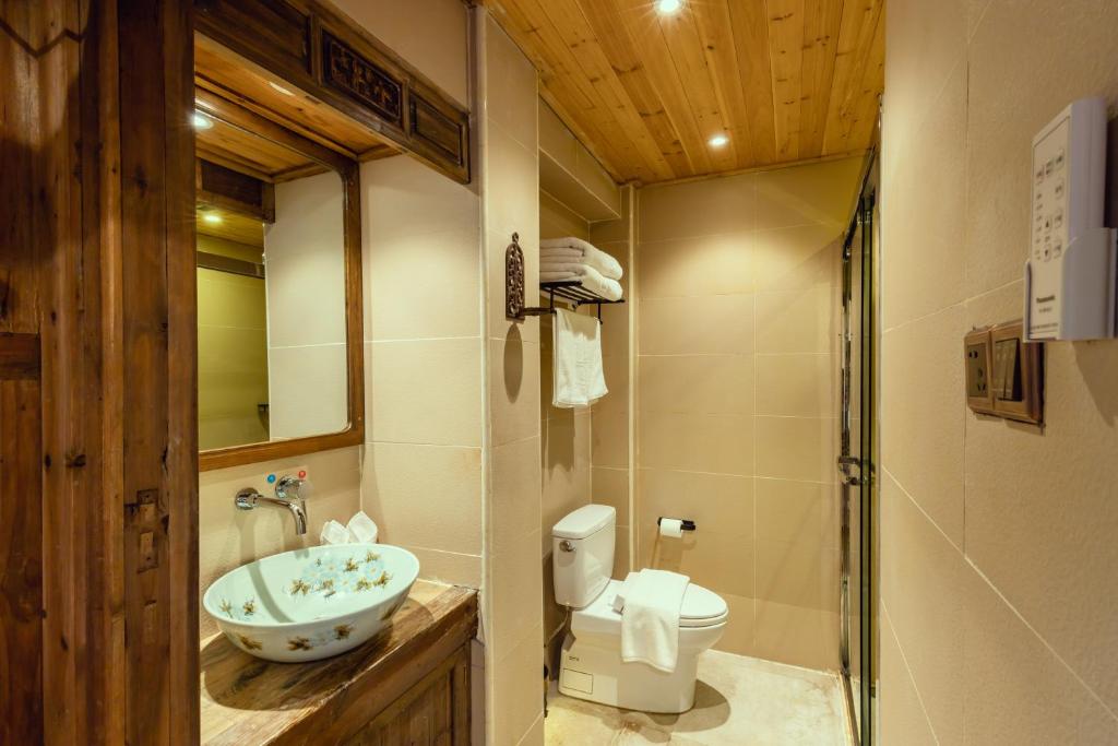 Koupelna v ubytování Pig's Boutique Hotel Bishan