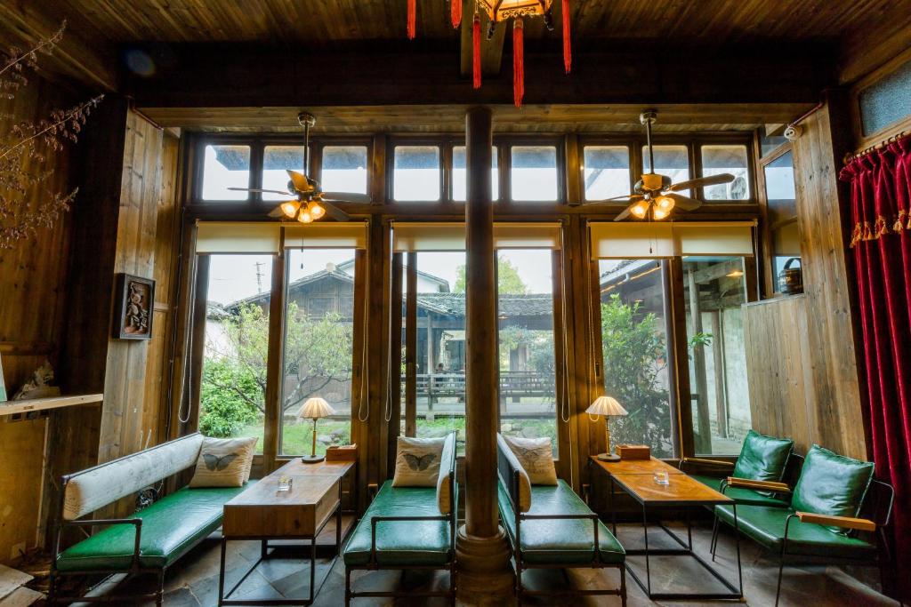 Posezení v ubytování Pig's Boutique Hotel Bishan
