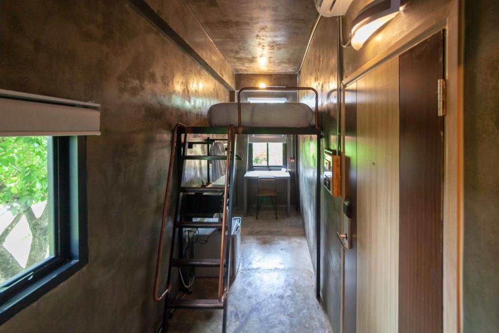 
Single Bed in Dormitory Room
