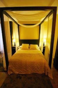 Postel nebo postele na pokoji v ubytování Hotel Restaurante Puente Romano
