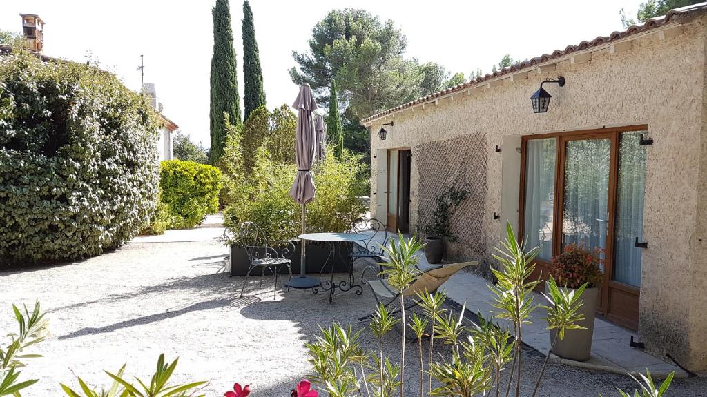 Zahrada ubytování Les Mazets du Luberon