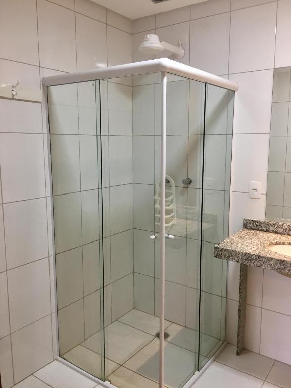 Koupelna v ubytování Tapera Hostel