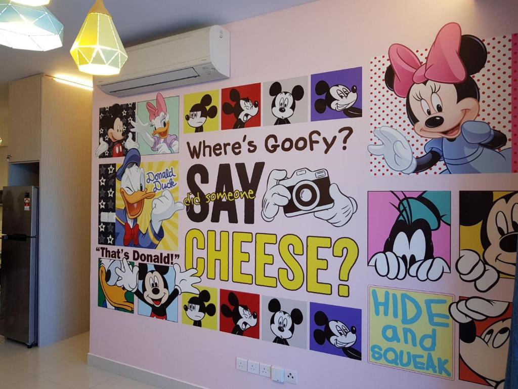 1-4pax Mickey Mouse 1bedrm at Puteri Harbour, Teega Suite, Legoland, Lego, Iskandar - Apartamento Con Balcón
