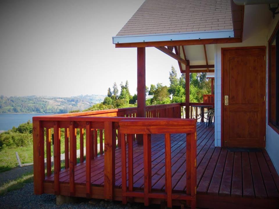 Ein Balkon oder eine Terrasse in der Unterkunft Terrazas de Nercon