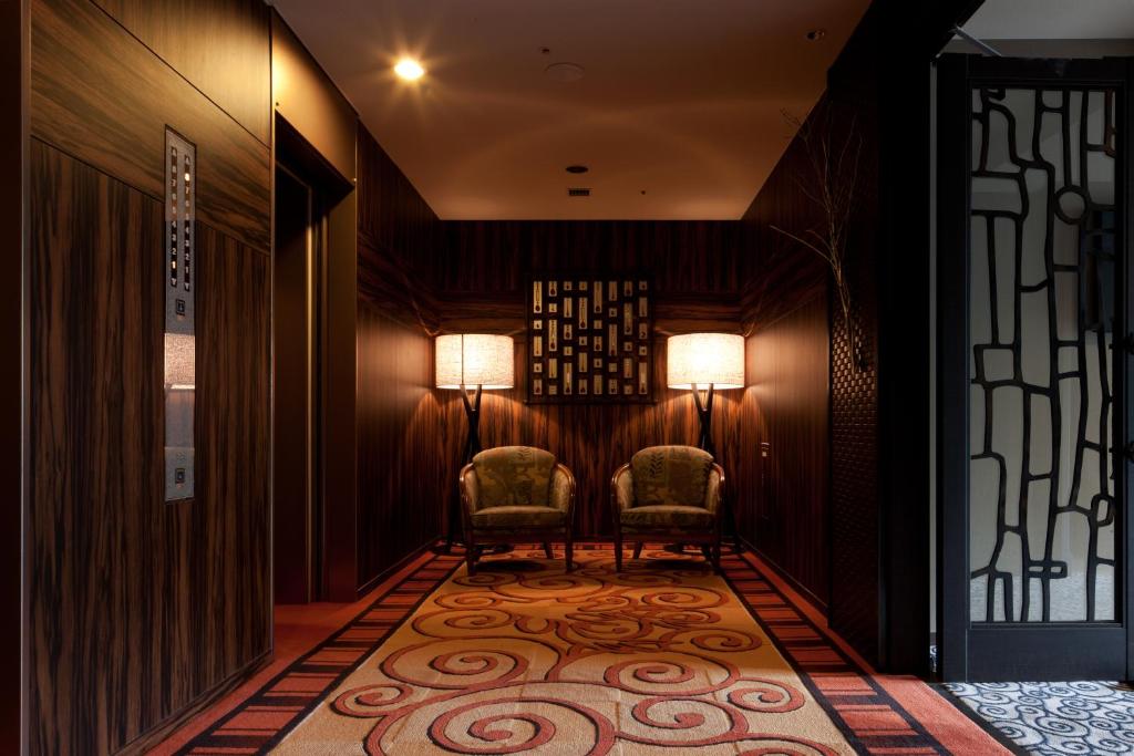 Posezení v ubytování Hotel Morinokaze Tateyama‎