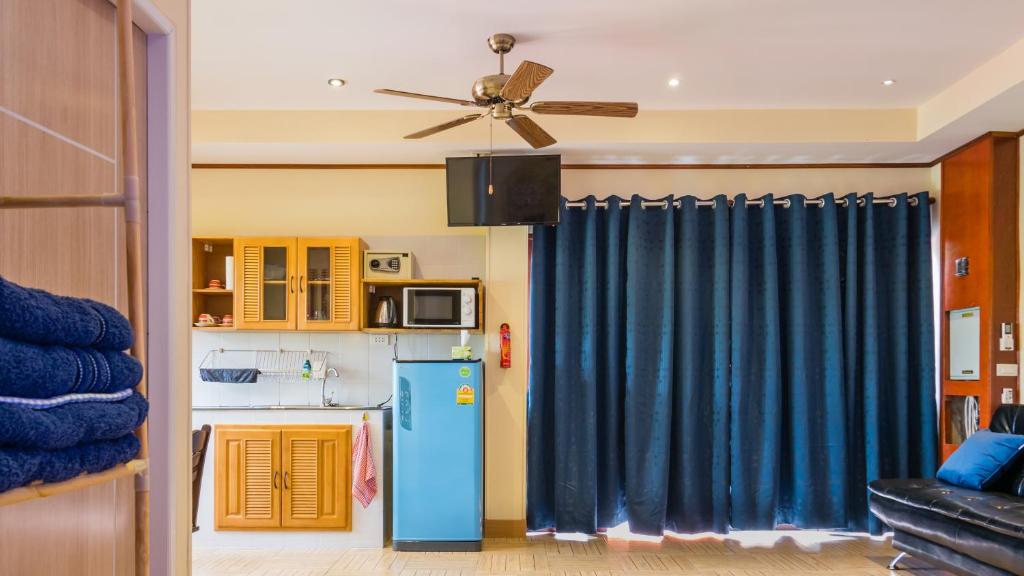 Kuchyň nebo kuchyňský kout v ubytování Cyana Resort