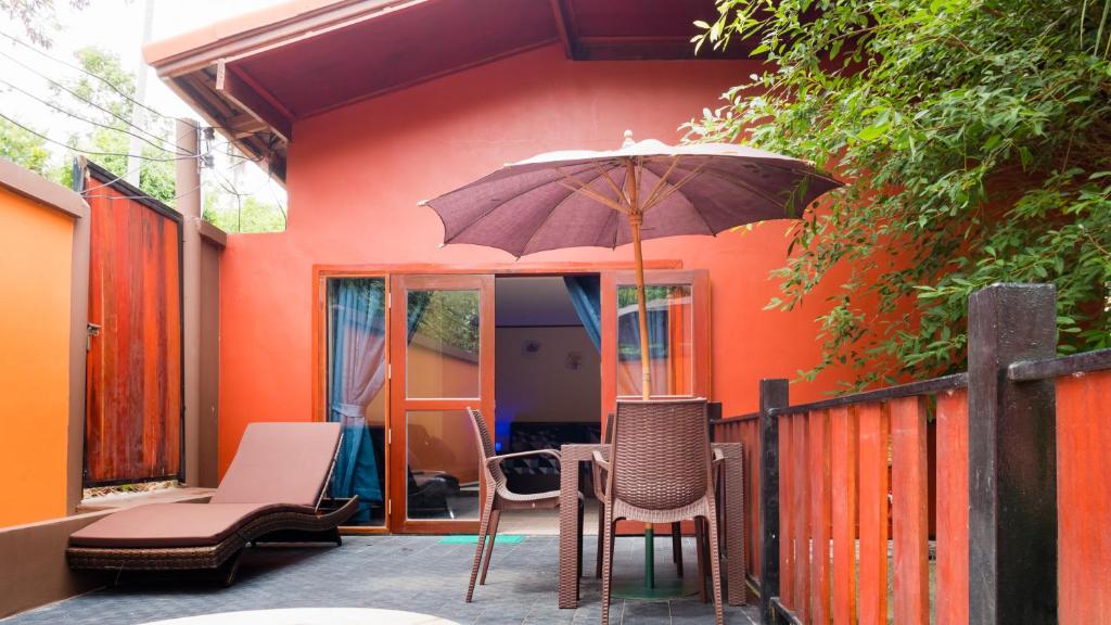 Patio nebo venkovní prostory v ubytování Cyana Resort