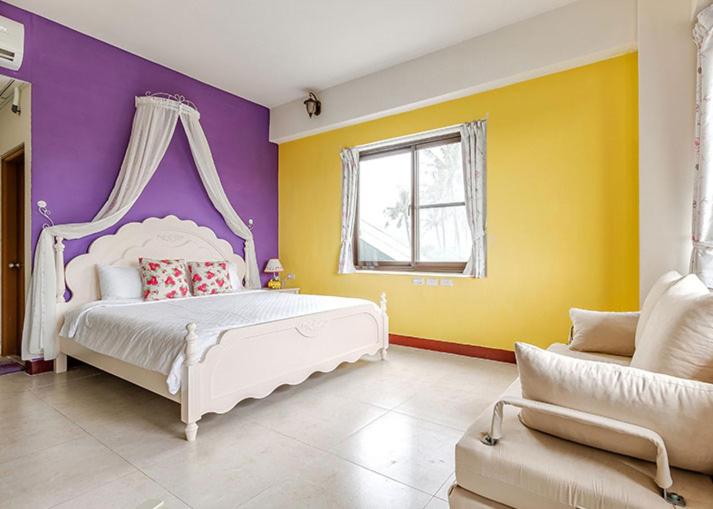 月光莊園民宿 房間的床