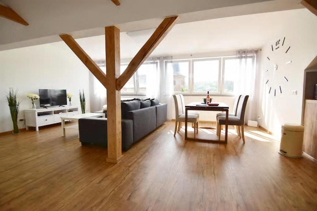 Posezení v ubytování Ferienwohnung Emely