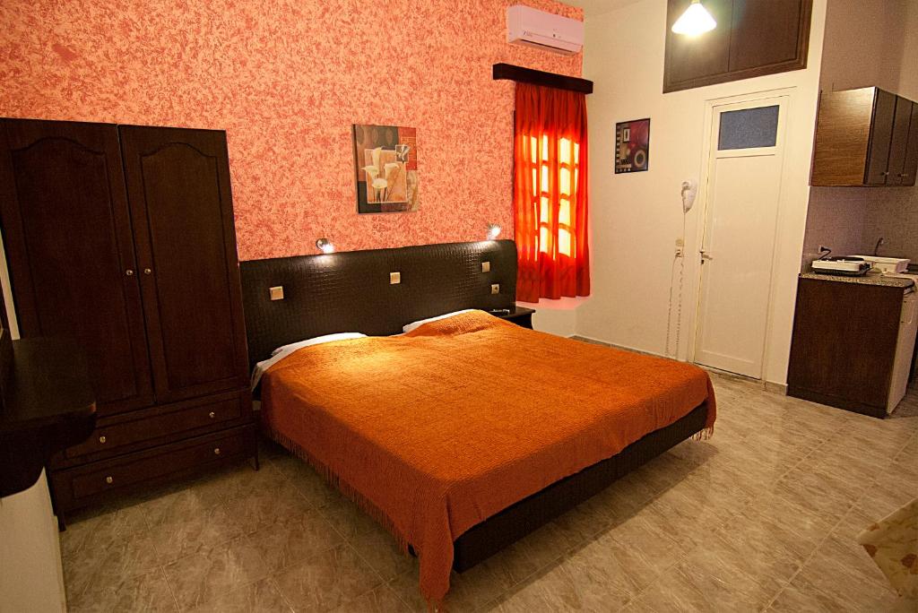 Kuchyň nebo kuchyňský kout v ubytování Lindos Panorama