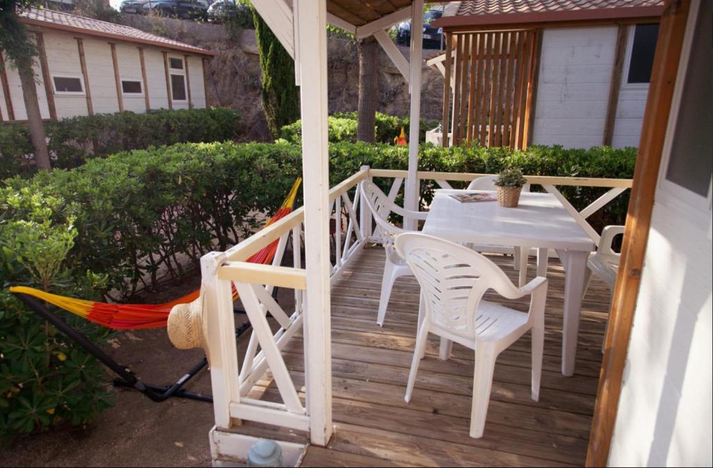 Balkón nebo terasa v ubytování Camping Sènia Tucan