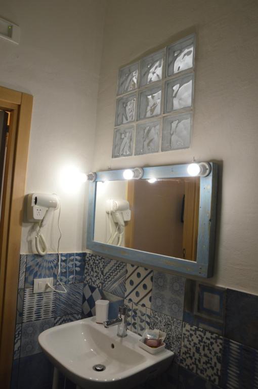 Koupelna v ubytování Lucernaio Rooms