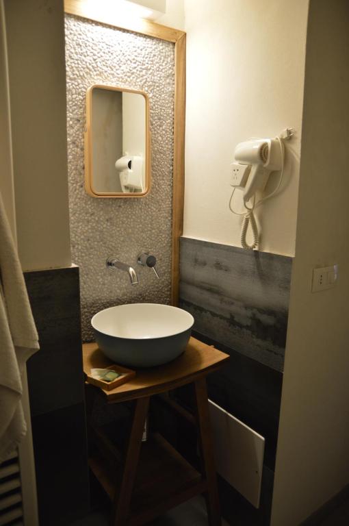 Koupelna v ubytování Lucernaio Rooms