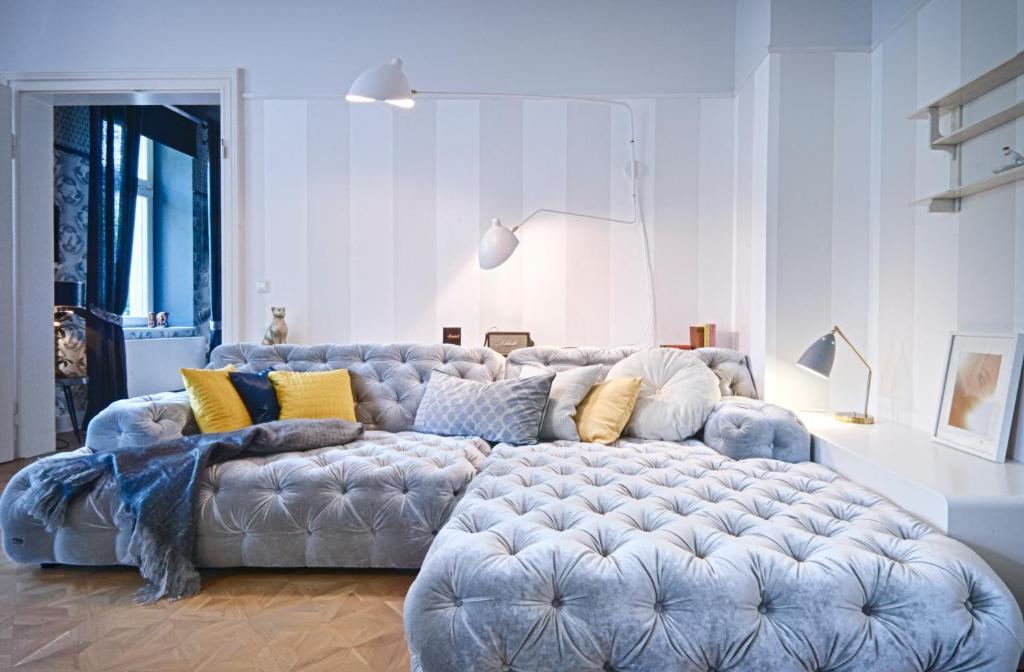 Posezení v ubytování Cora Apartments