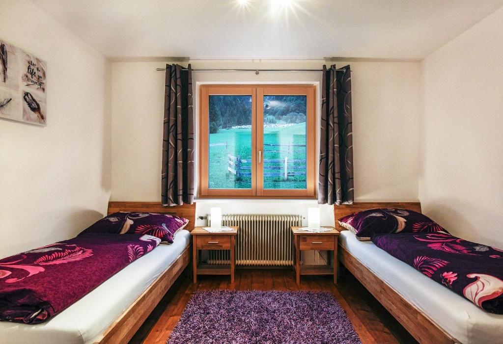 Postel nebo postele na pokoji v ubytování Hof Kurzamann