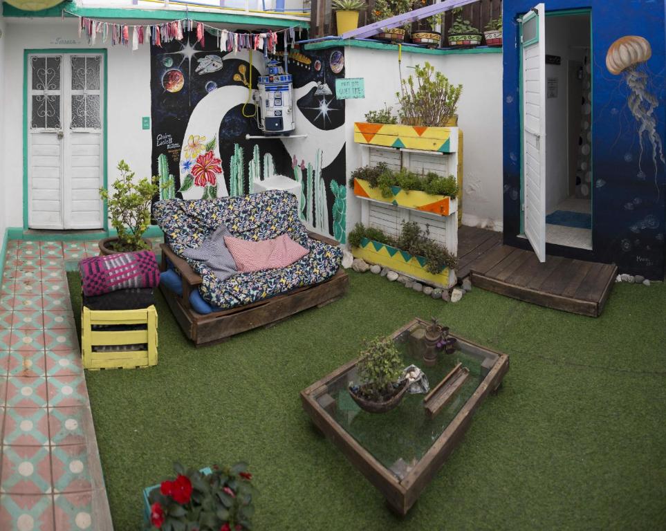 Zahrada ubytování Hostal La Isla