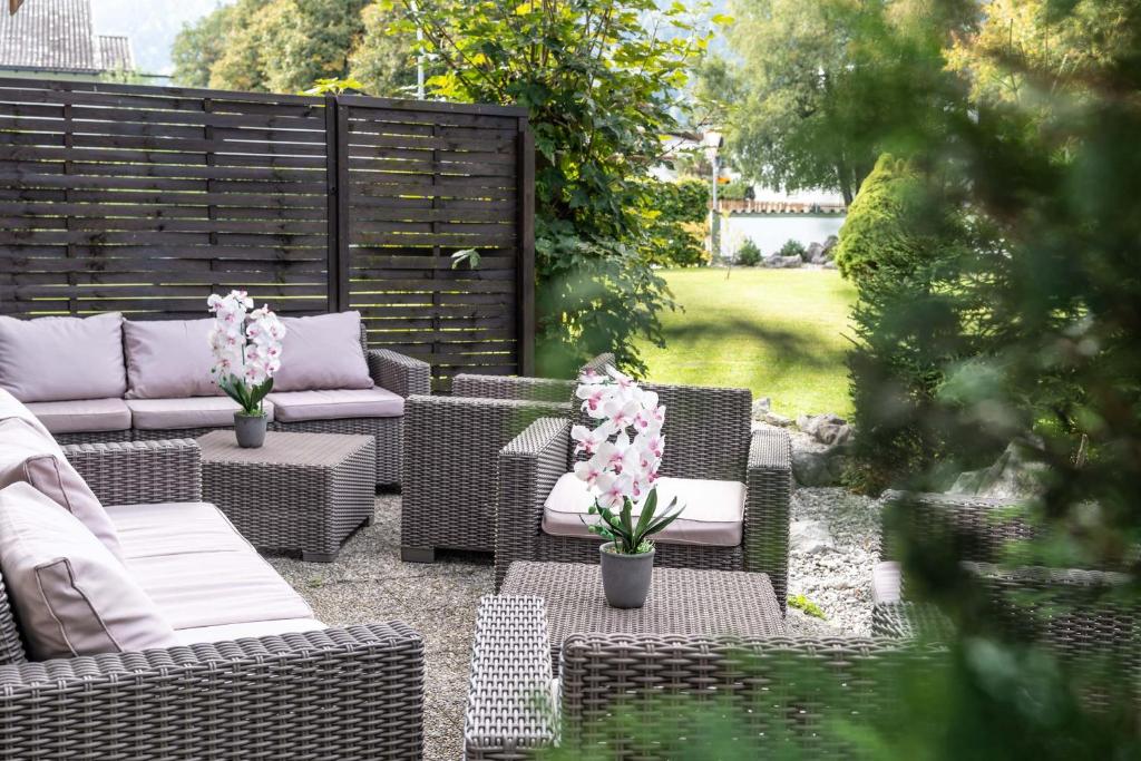 Zahrada ubytování Hotel Garni Brunnthaler