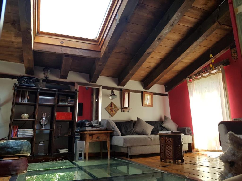Posezení v ubytování Casa rural De Añil - Jardín privado
