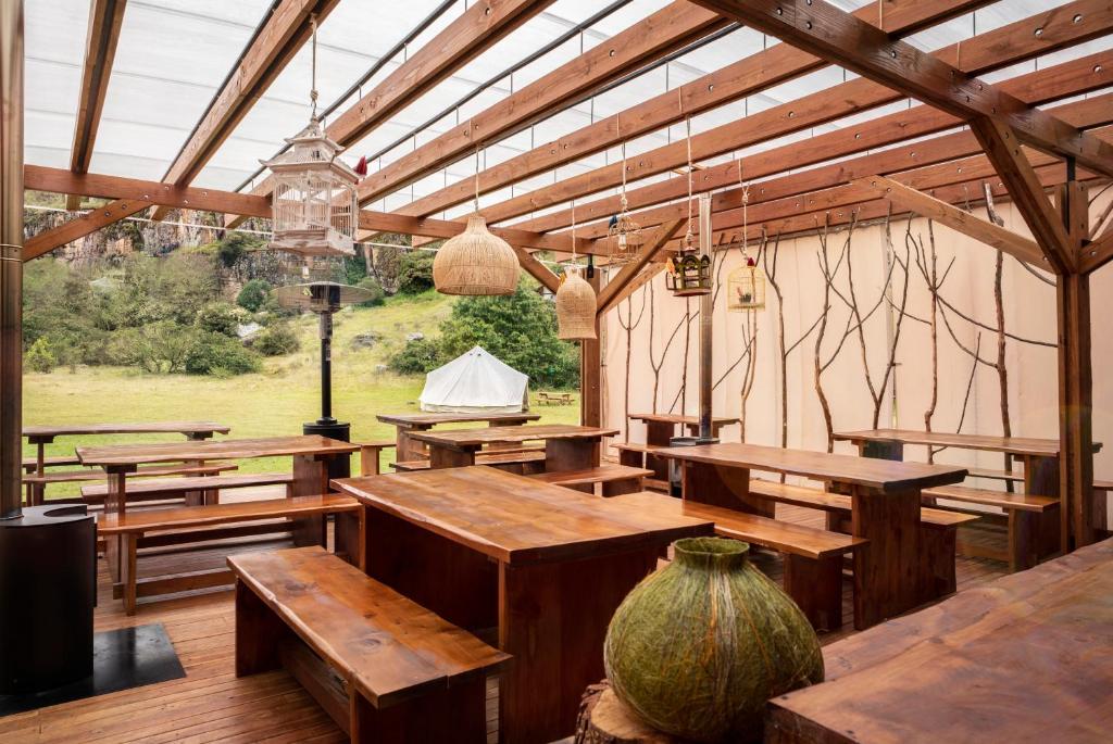 Restaurace v ubytování Niddo Suesca