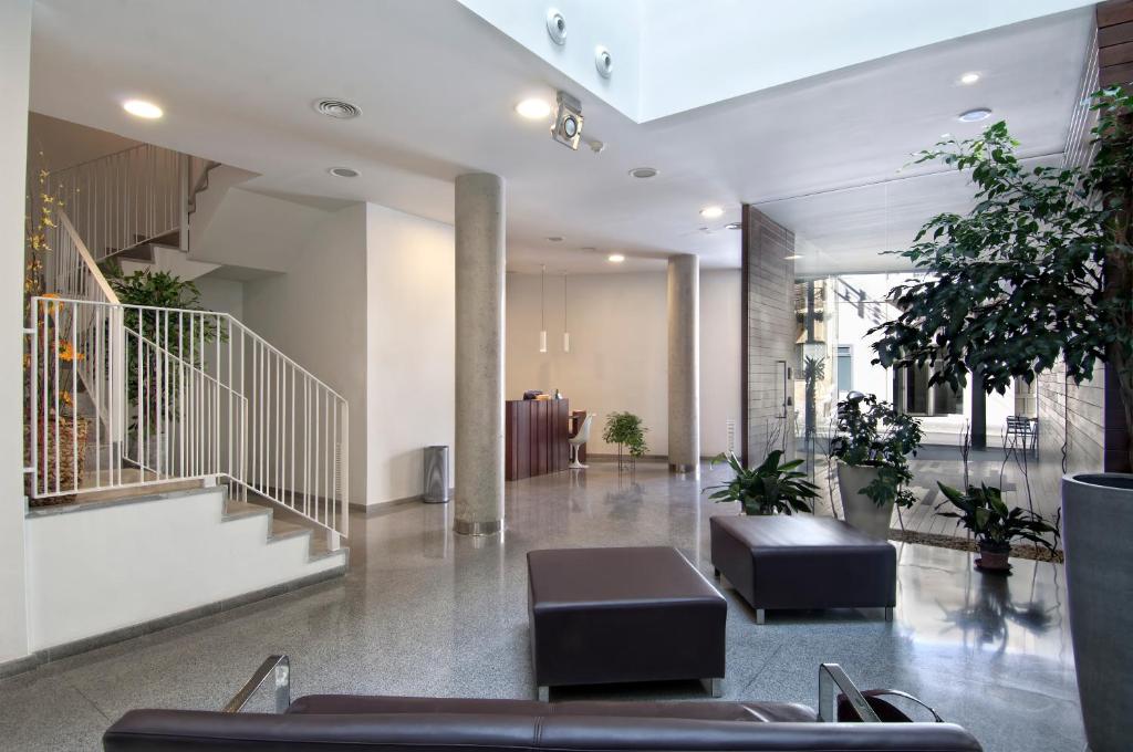 Posezení v ubytování Hostal La Creu