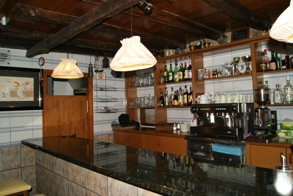 Lounge nebo bar v ubytování Hostal Sant Bernat