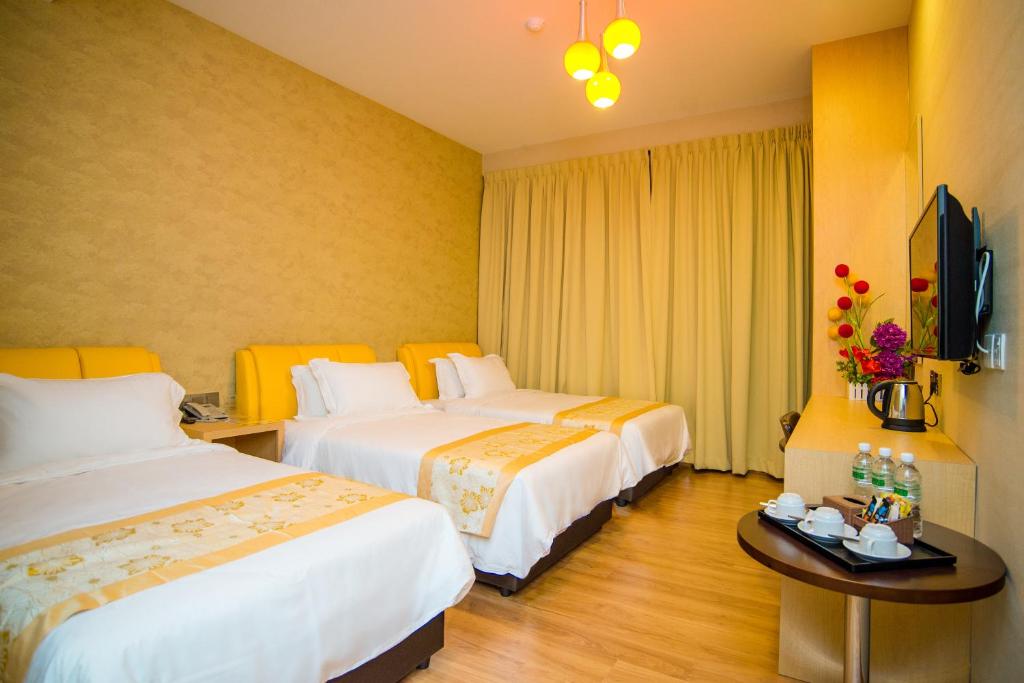 Postel nebo postele na pokoji v ubytování Hotel Shiki