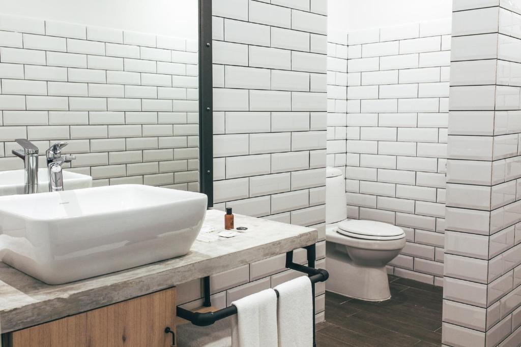 Koupelna v ubytování Dash Box Hotel Cyberjaya