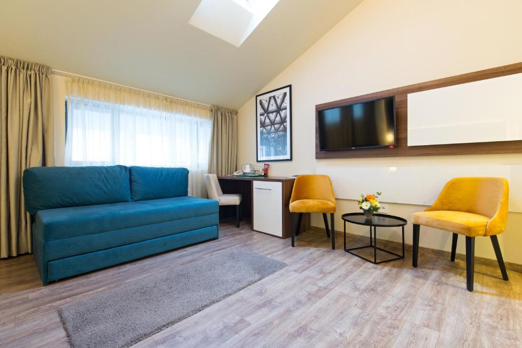 Posezení v ubytování Marquise Hotel Garni