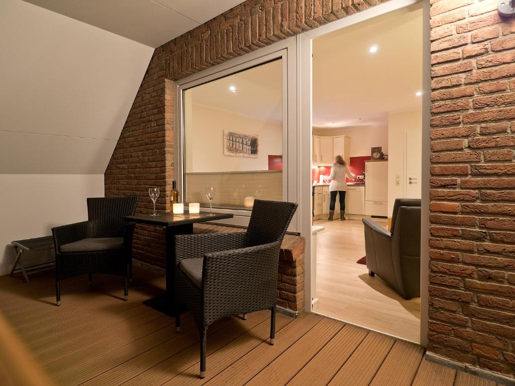 Posezení v ubytování Appartement Lehnsweg 8, Büsum