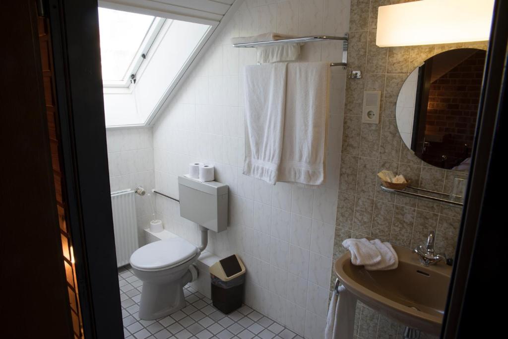Koupelna v ubytování Hotel de Lindeboom