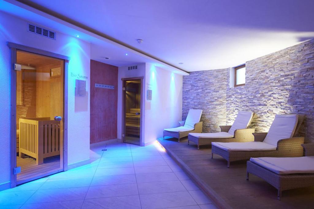 Posezení v ubytování Vegan Hotel La Vimea