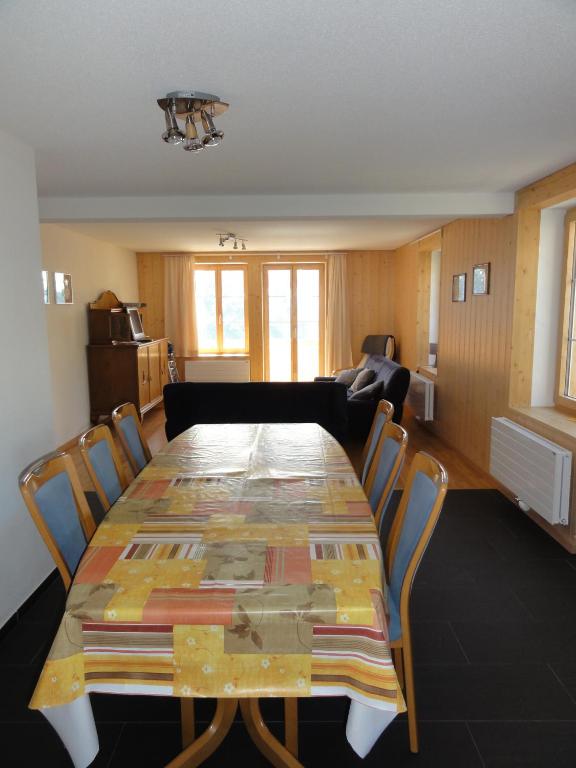 Posezení v ubytování Chalet Schönbühl