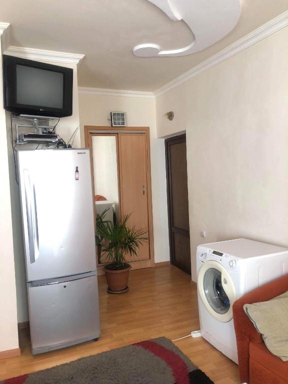 Kuchyň nebo kuchyňský kout v ubytování Rest home Jermuk