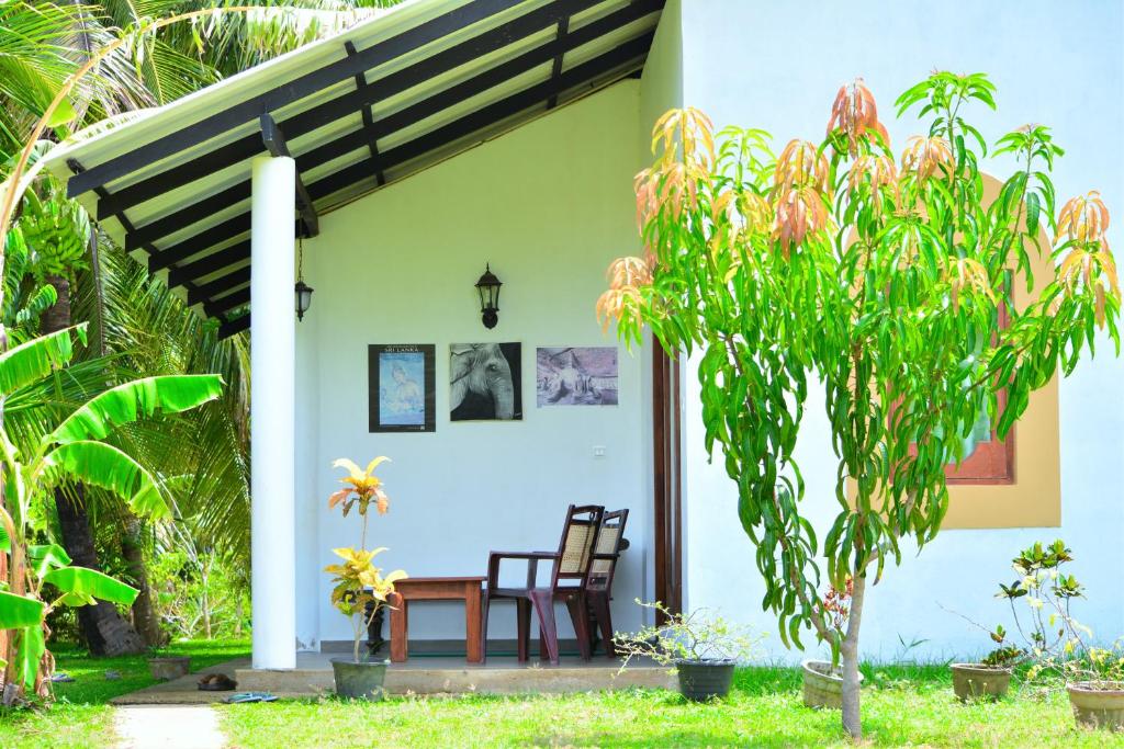 Zahrada ubytování Hideaway Homestay Habarana