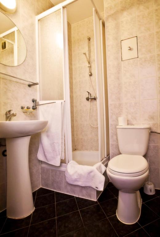 Koupelna v ubytování DS Cztery Pory Roku