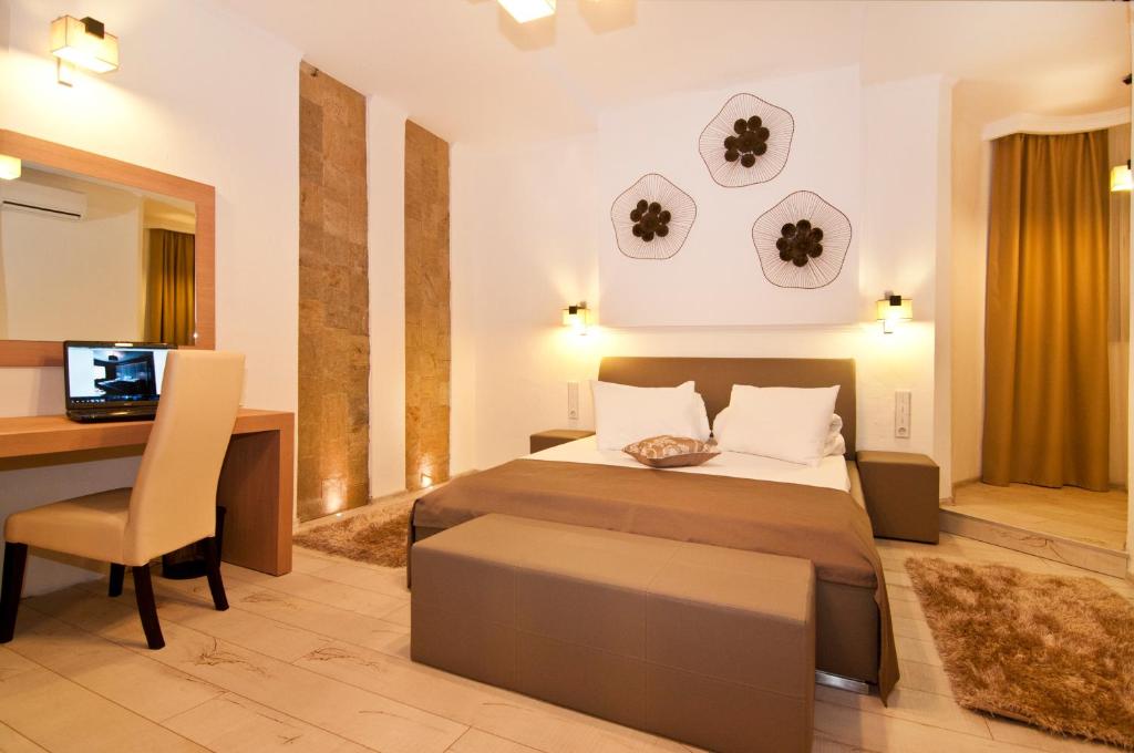 Postel nebo postele na pokoji v ubytování Hotel Confort