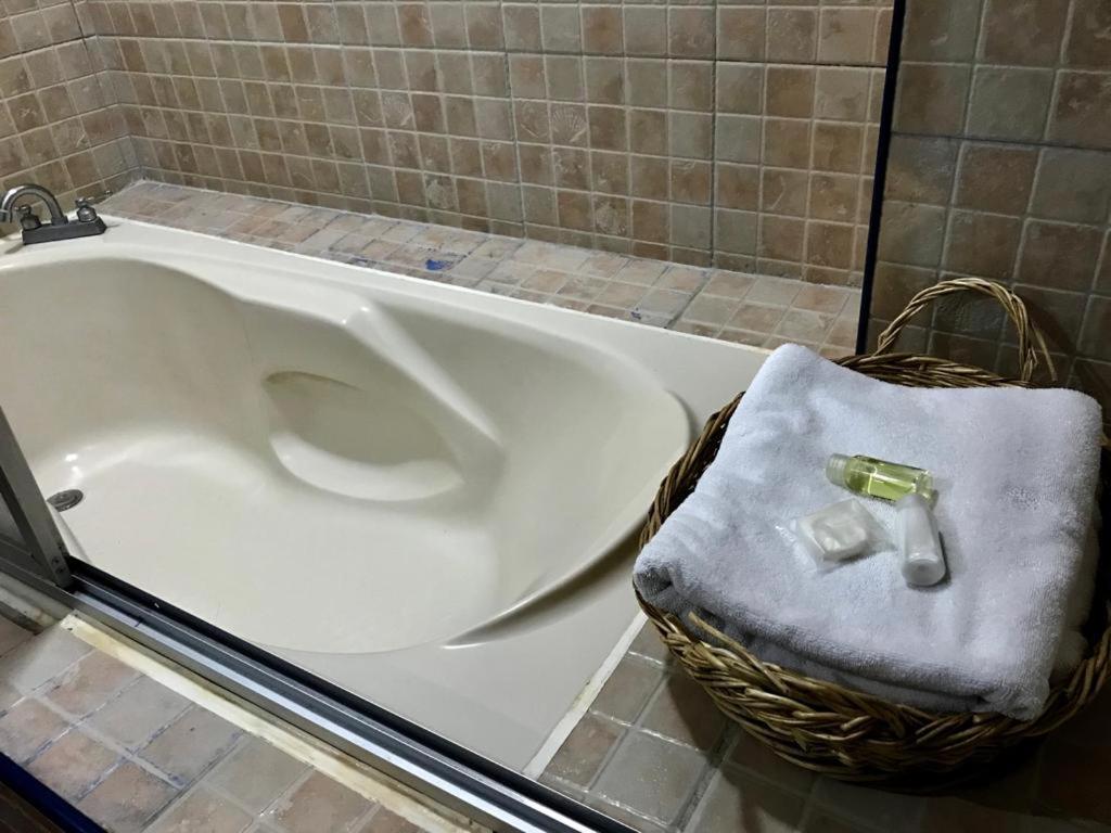 Koupelna v ubytování Spa Holistico Real Hotel